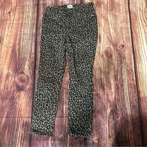 Women’s J. Crew Cheetah Print Skinny Jean Size 26